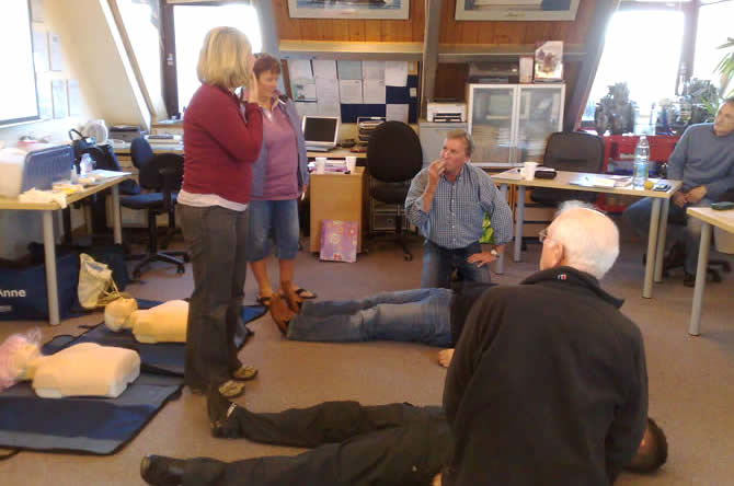 RYA Marine First Aid Courses in 2010 / 2011  from ScotSail at LargsCentre!